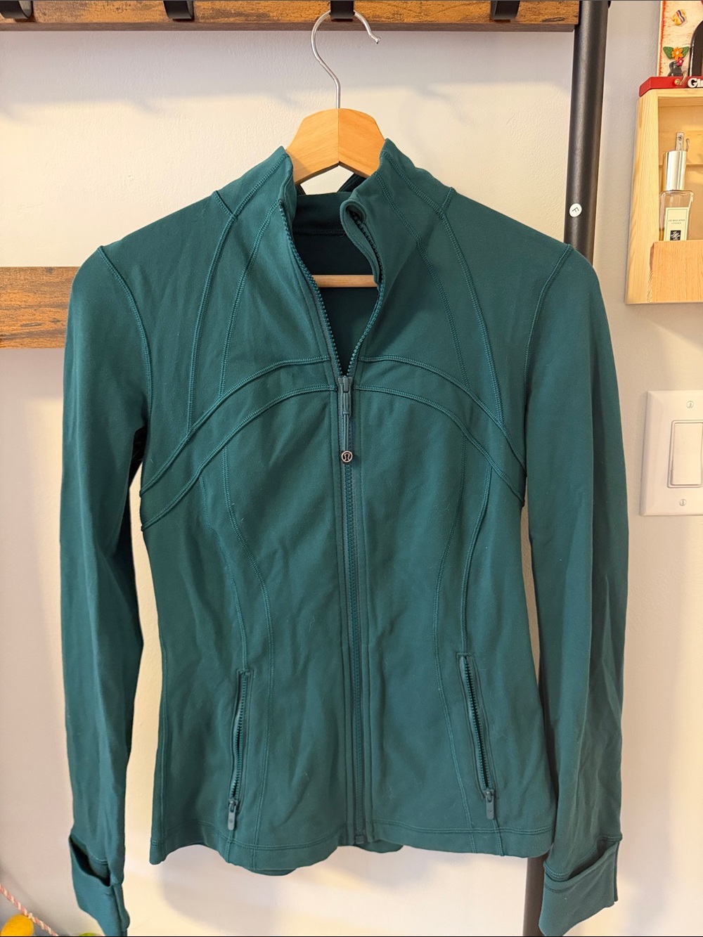 Women’s Teal Zip-Up Jacket